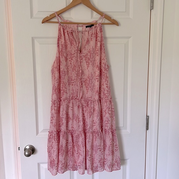 DREW Dresses & Skirts - Drew Floral Halter Mini Dress